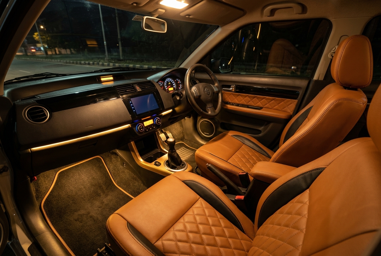 Vehicle after premium detailing and shringar