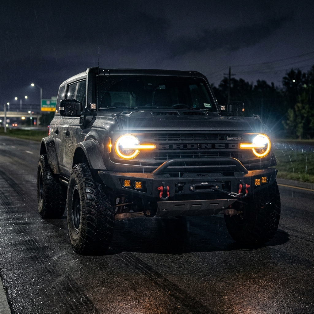 Custom LED headlights upgrade